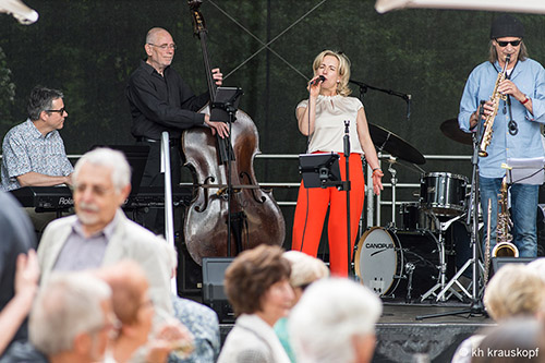 14.05.2023 Lions Spring Jazz mit Heiner Wiberny (sax), Georg Derks (p) und Michael Schöneich (b) auf Schloss Eulenbroich, Rösrath. Foto: Karl-Heinz Krauskopf