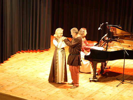 Sept. 2013, Villon Projekt, mit Friedrich Raad als Francois Villon und Barbara Uhling (Piano)